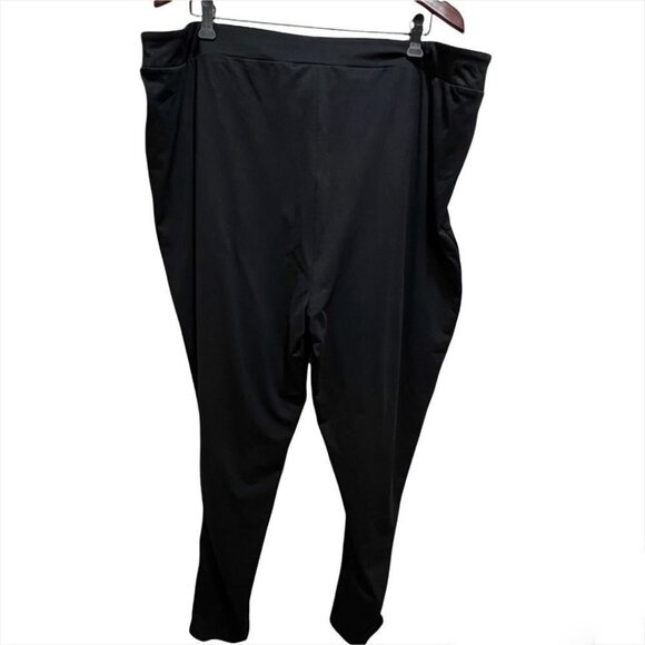 SIZE 20 Addition Elle Nadia Aboulhosn Love & Legend Black Zipper  Leggings - Picture 6 of 10